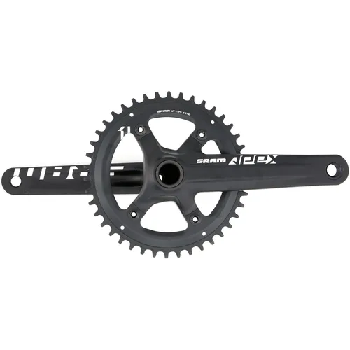 Sram Apex Kettenradgarnitur Schwarz One Size - Kurbel & -garnituren mit X-Sync Technologie für präzise Schaltvorgänge und hohe Leistung auf der Straße.