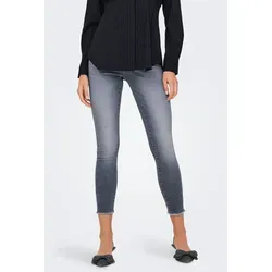 ONLY Skinny-fit-Jeans ONLBLUSH MID SKIN ANK RW DNM TAI270 NOOS grau S (36) - Modische Skinny-Fit-Jeans aus elastischem Denim, knöchellang und pflegeleicht, ideal für einen trendbewussten Look.