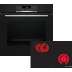 Bosch Einbau-Backofen-Set HBA171BB3 + PKN811BA2E