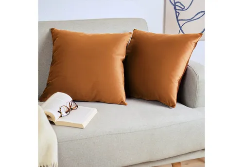 Blumtal Kissenbezug 2er Set in braun von Blumtal