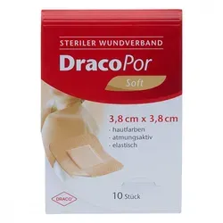 Dracopor Wundverband Steril 3.8x3.8cm von Dr. Ausbüttel GmbH & Co. KG