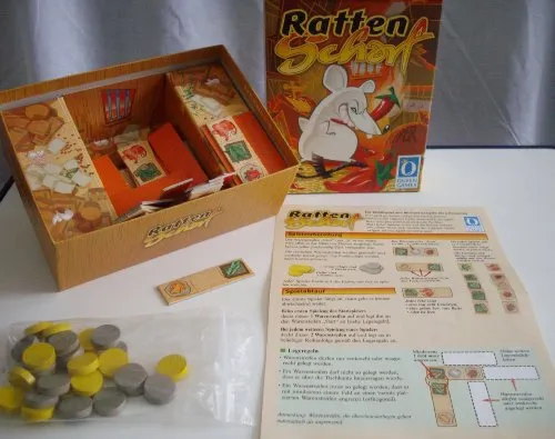 Rattenscharf - Das spannende Strategiespiel - Spielzeug, fördert strategisches Denken und Teamarbeit, ideal für Familien- und Spielabende.