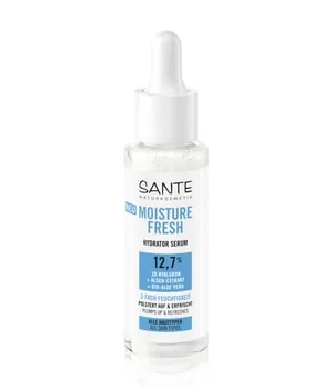 Sante Moisture Fresh Hydrator Serum mit 3D Hyaluron, Algenextrakt & Bio-Aloe Vera Gesichtsserum 30 ml
