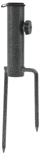 Schirmständer mit Erdspießen 2 Stk. 9x35 cm aus verzinktem Stahl