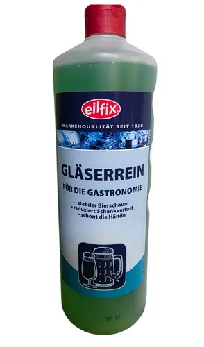 Eilfix Gläserreiniger flüssig für die hygienische, manuelle Gläserreinigung
