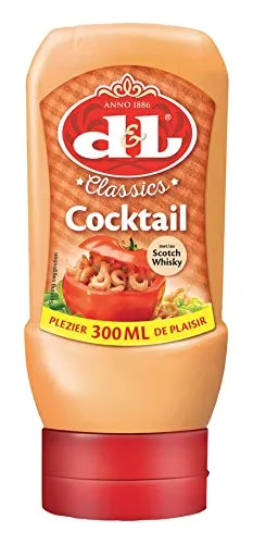 D&L Belgische Gourmet - Cocktail Sauce in der Squeeze-Flasche, 6er Pack (6 x 300 ml)