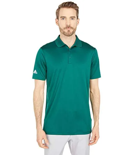 adidas Herren Core Performance Primegreen Polo Shirt - Collegiate Green, XS - Stylisches Poloshirt mit klassischem Polokragen und 3-Knopfleiste, hergestellt aus 100 % recyceltem Polyester für nachhaltigen Tragekomfort.