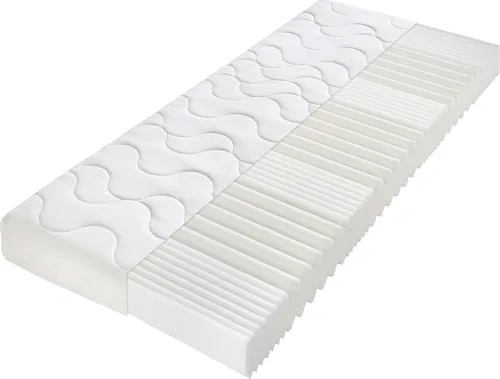 Beco Komfortschaummatratze Double Deluxe 180x200 cm - Matratze mit 7 Liegezonen und Schulter-Entlastungssystem für optimalen Schlafkomfort. TÜV Süd geprüft und ideal für Allergiker.