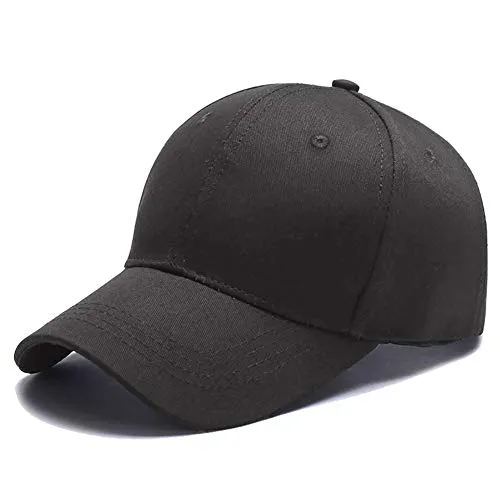 Breampot Baseball Cap Herren Damen Unisex Kappe Verstellbar Baseboard Baseballkappe Mütze Outdoor Baseballkappe (Dunkelgrau)