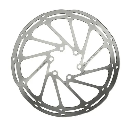 Original Sram Rotor Centerline Bremsscheibe Ø 180 mm - Universelle Bremsscheibe mit 6 Schrauben-Befestigung, bietet optimale Bremsleistung und verbesserte Kühlung für sicheres Fahren.