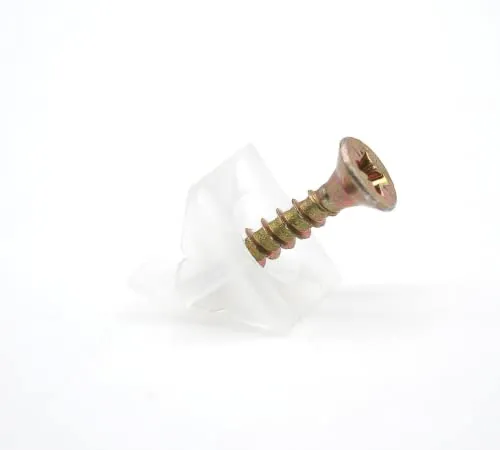 DOJA Barcelona | Schubladen Keile | Schubladenboden Verstärkung mit Schraube 3,5 * 20mm | Pack 125 | Rückwandverbinder aus Kunststoff : Möbelverbinder für Nachttischreparatur, Schubladenorganisator