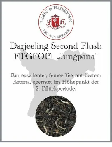 Darjeeling Second Flush FTGFOP1 „Jungpana“ 250g
