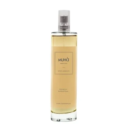 MUHA' | Raumduft-Spray, Vanille und reiner Bernstein, Format 100 ml