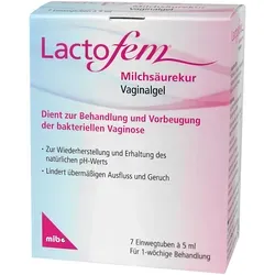 Lactofem Milchsäurekur Vaginalgel 7X5 ml
