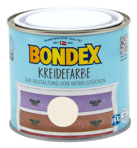 Bondex Kreidefarbe 0,5L sandig braun Möbellack Shabby Chic Vintage Farbe