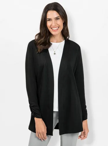 Witt Shirtjacke Langarm Schwarz/Weiß Größe 36 von Witt