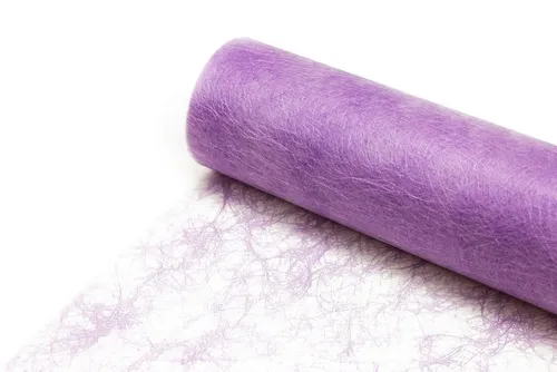 Deko AS Sizoflor Tischband Lavendel 30 cm Rolle 25 Meter - Tischläufer in Lavendel, 30 cm breit und 25 m lang. Perfekt für elegante Dekorationen, passend zu Kerzen, Servietten und Streudeko.