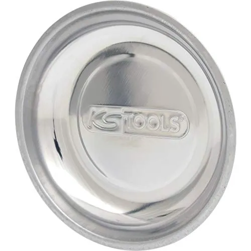 KS Tools 800.0150 Edelstahl Magnet-Teller, 150mm Grau