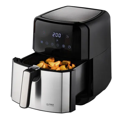 TZS First Austria Heißluftfritteuse 5 L - Digitaler Airfryer mit 8 Programmen - Heißluftfritteusen: Frittieren ohne Fett mit 1700W Leistung und 60-Minuten-Timer für perfekte Ergebnisse in kürzester Zeit.