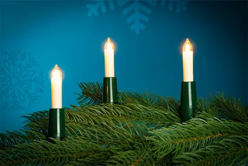 NARVA Lichterkette mit 20 Kleinschaftkerzen von NARVA Lichterketten