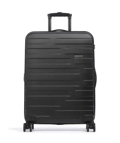 Pack Easy Clipper 67 cm Trolley mit Dehnfalte - Trolley mit 4 Rollen, 67 cm, in elegantem Schwarz, ideal für Reisen mit zusätzlichem Platz durch die Dehnfalte.
