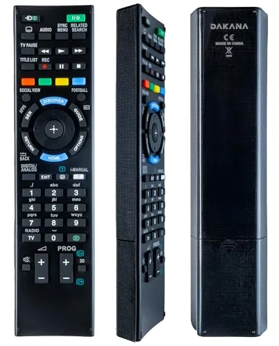Dakana Fernbedienung für Sony Fernbedienung für RM-ED060 RMED060 TV Fernseher Sofort einsatzbereit Remote Control