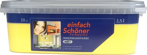 Wilckens Innenwandfarbe hochdeckend Sonnig Gelb matt 2,5 l