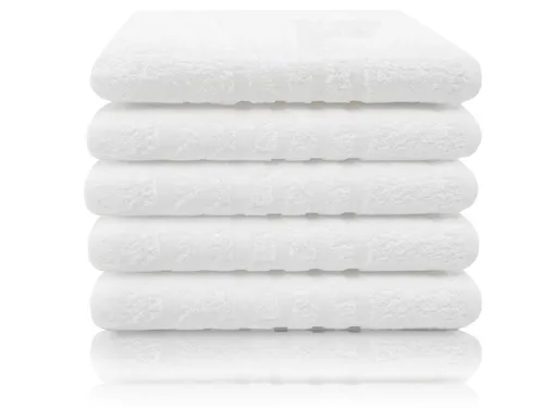 ZOLLNER Badetücher, Walkfrottier (5-St) in weiß von Zollner