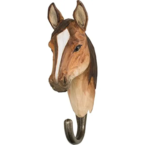 Wildlife Garden Garderobenhaken DecoHook Pferd - Kleiderhaken im Pferdedesign, perfekt für Tierliebhaber und ideal zum Aufhängen von Jacken und Mänteln.