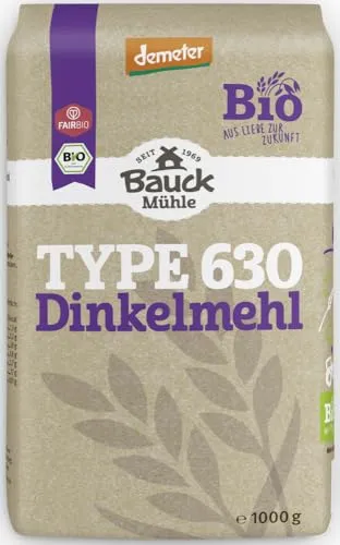 Dinkelmehl Type 630 hell Demeter 2 x 1000 g von Bauck