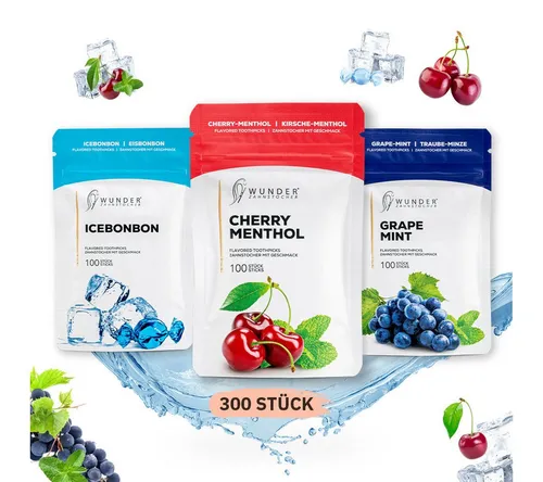 Wunder Zahnstocher Mundpflegecenter Wunder Zahnstocher mit Geschmack - Fresh Breath Pack