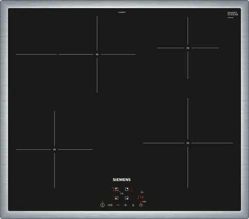 Siemens Powerline EH64KBFB5E - Induktionskochfeld - Kochfeld mit innovativer PowerBoost-Funktion für schnelles Erhitzen und präzise Temperaturkontrolle, ideal für moderne Küchen.