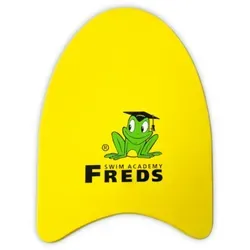 Freds 66666 - Freds Swim Board Schwimmbrett, gelb, 22x27x3cm
