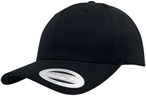 Flexfit Caps Curved Classic Snapback, Black, one Size, 7706