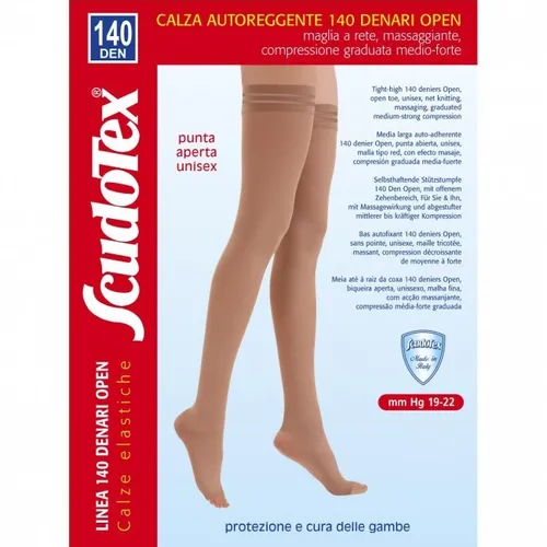 Scudotex Autoreggenti 140 Den Colore Nero Taglia 1