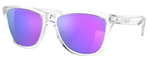 Oakley Frogskins Polished Clear / Prizm Violet in weiß von Oakley