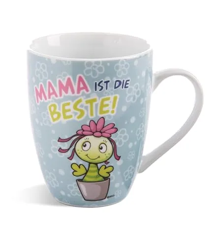 NICI 49494 Tasse Mama ist die Beste! 310ml 10x8cm blau mit Banderole
