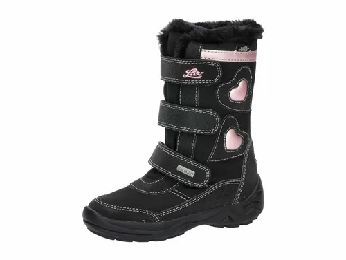 Lico Jungen Mädchen Ingra V Winterstiefel, Schwarz/Rosa, 26 EU - Wanderschuhe mit Comfortex-Klimamembrane für optimale Wetterfestigkeit und warmen Komfort bei winterlichen Abenteuern.