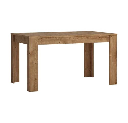 Lomadox Esstisch FORTALEZA-129, ausziehbar in Eiche Nb. - Esstisch FORTALEZA-129, ausziehbar von 140 auf 180 cm, ideal für gesellige Abende. Das grifflose Design und die robuste Melaminharzbeschichtung sorgen für Stil und Langlebigkeit in deinem Wohnraum.