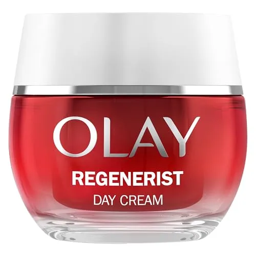 Olay Regenerist Straffende Tagescreme 50 ml - Feuchtigkeitsspendende Creme für Augen, Kiefer und Hals. Verbessert die Hautelastizität und sorgt für ein straffes Aussehen. Ideal für die tägliche Pflege.