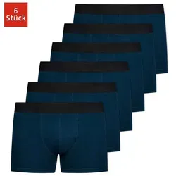 Snocks Boxershorts Herren Ohne Logo - 6er Pack aus Bio-Baumwolle, Atmungsaktiv und Ideal für Sport - Herren-Boxershorts aus 95% Bio-Baumwolle, atmungsaktiv und ohne juckendes Etikett für maximalen Komfort. Perfekt für Alltag und Sport, GOTS-zertifiziert und plastikfrei verpackt.