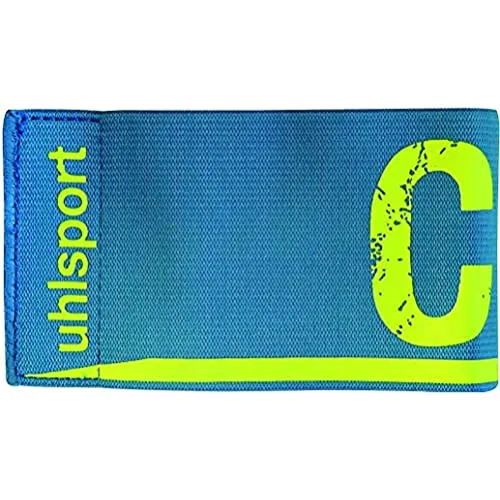 Uhlsport Unisex Kapitänsbinde Spielführerarmbinde, Cyan, Weiß, Einheitsgröße EU