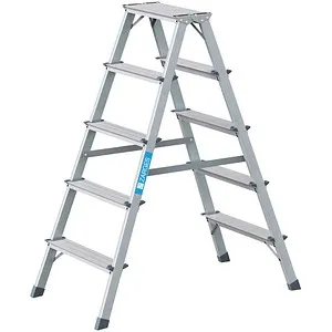 ZARGES Stufenstehleiter Alu 2x5 Stufen von ZARGES