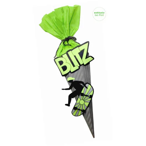 Schultüte Bastelset Zuckertüte Skateboard Schule Einschulung 1. Schultag