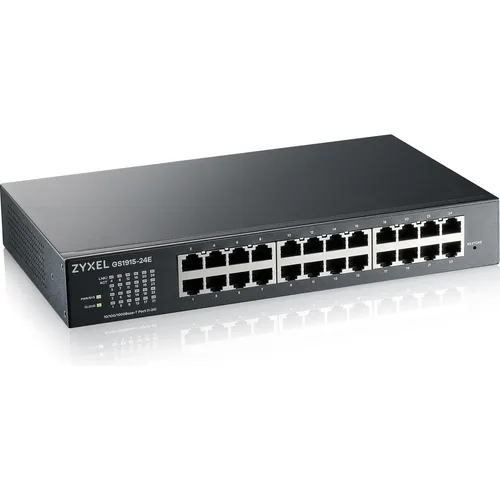 Zyxel 24-Port Gigabit Cloud-Based Switch - 24 GbE Smart Hybrid Mode, kostengünstige Cloud-Lösung mit lüfterlosem Design für geräuschlosen Betrieb