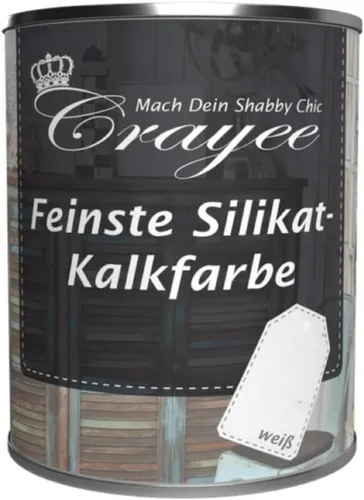 PNZ Crayee Shabby Chic weiß 2,5L Kalkfarbe Wandfarbe Möbelfarbe