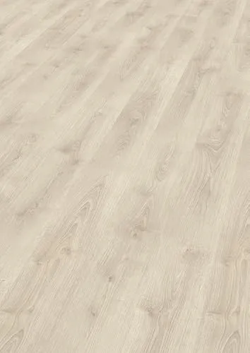 Laminat Nature Sense Brook Eiche weiss Landhausdiele 1292 x 193 x 7 mm - Laminatboden in Landhausdiele-Optik, robust und pflegeleicht für ein modernes Wohnambiente.