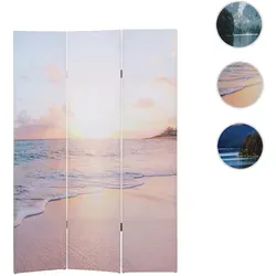 Foto-Paravent HWC-A83, Raumteiler Trennwand Sichtschutz von Mendler