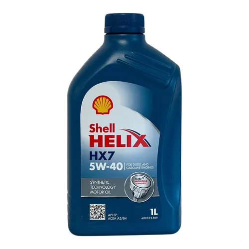 Shell Helix HX7 5W-40 Motoröl 5 Liter - Hochleistungs-Motoröl mit Active Cleansing Technology, schützt vor Ablagerungen und verlängert die Lebensdauer des Motors. Ideal für Benzin-, Diesel- und Gasmotoren.