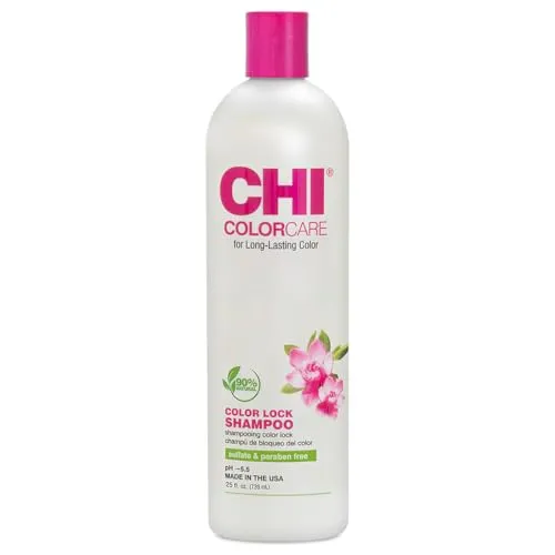 CHI ColorCare Color Lock Shampoo 739 ml - Shampoo für farbbehandeltes Haar, schützt die Farbintensität und sorgt für langanhaltenden Glanz.
